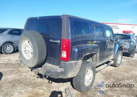 2007 Hummer H3 Suv из США, поврежденный, VIN 5GTDN13E878140382